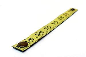 yellow upcycled measuring tape bracelets sewn handmade upcycled recycled repurposed