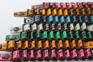 measuring tape bracelet upcycled reclaimed repurposed handmade intertwined metal chains